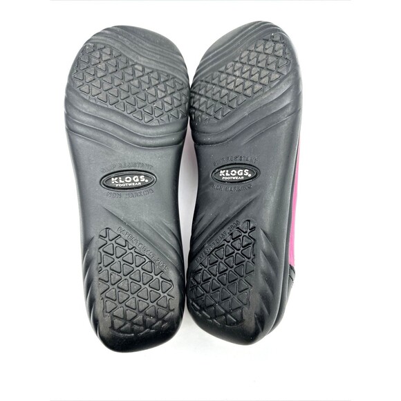 Klogs Ashbury Zen Tangle Slip On Clogs Pink/ Black Size 6.5M - Picture 8 of 9